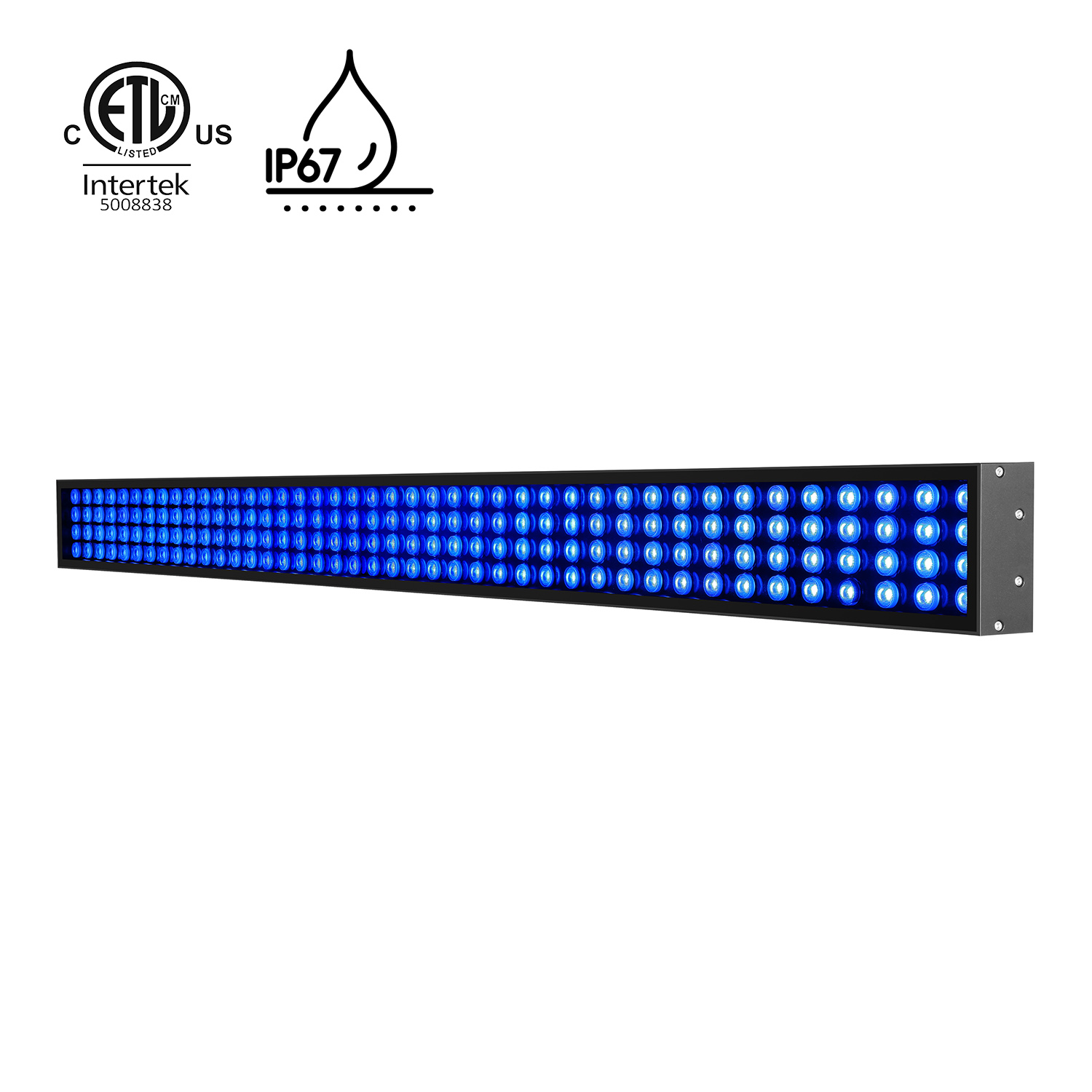 6FT UL ETL Certified 5 Years Warranty RGB RGBW Colored 300W 160W LED Car Wash Light