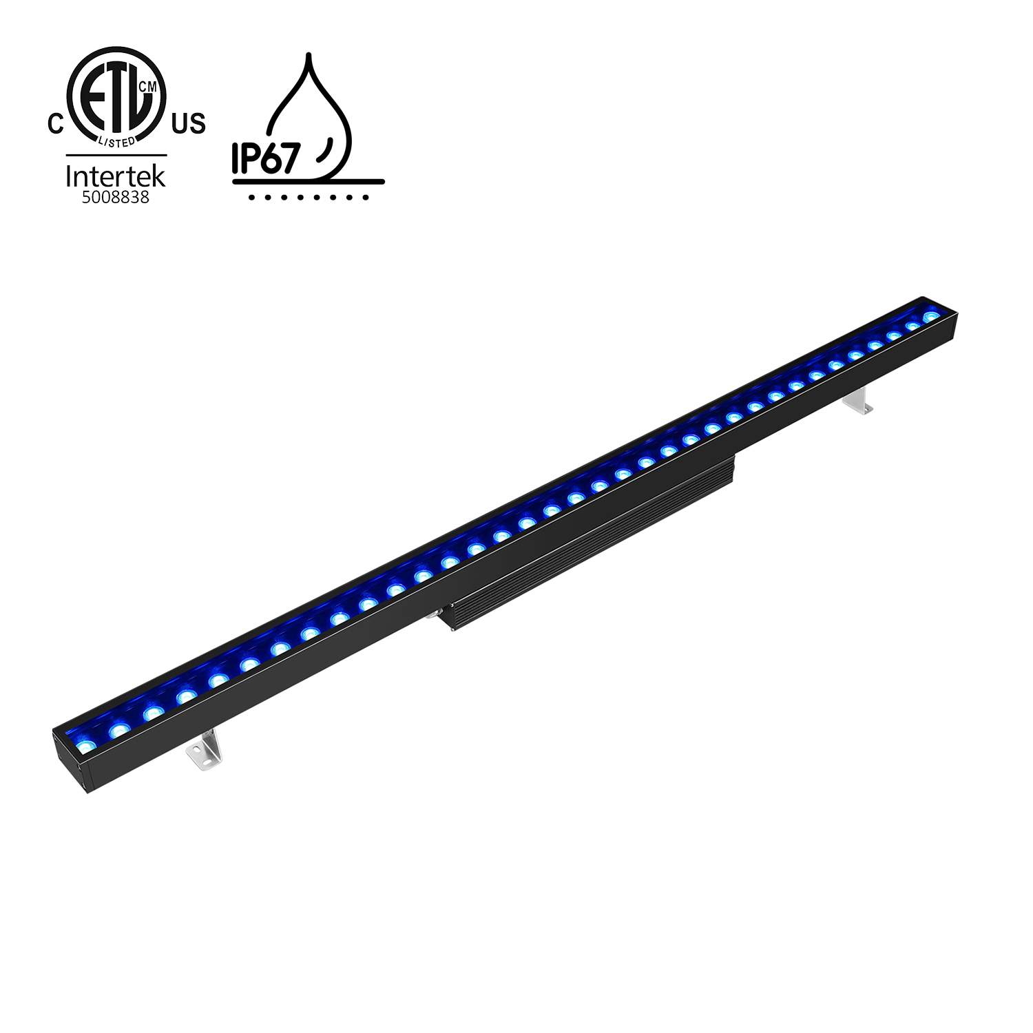 4FT 120cm Long 72W AC120V ETL Listed High Quality Linear Outdoor Architectural Wall Washer